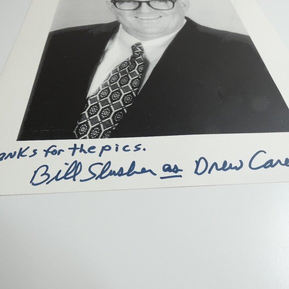 Autographed Photo Drew Carey TV Show Bill Slusher OOAK For a Fan Christmas Gift - Picture 2 of 3